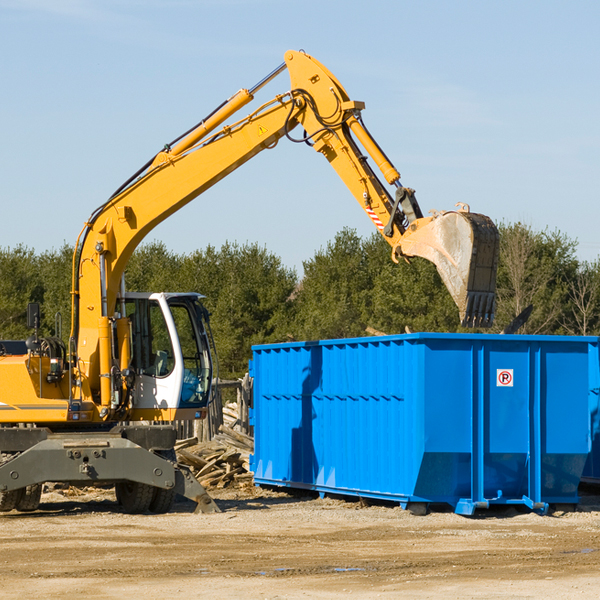 can i request a rental extension for a residential dumpster in Bluffton Georgia